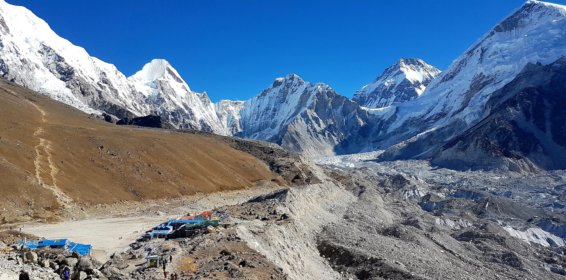 Helicopter Tour Landing at Everest Base Camp