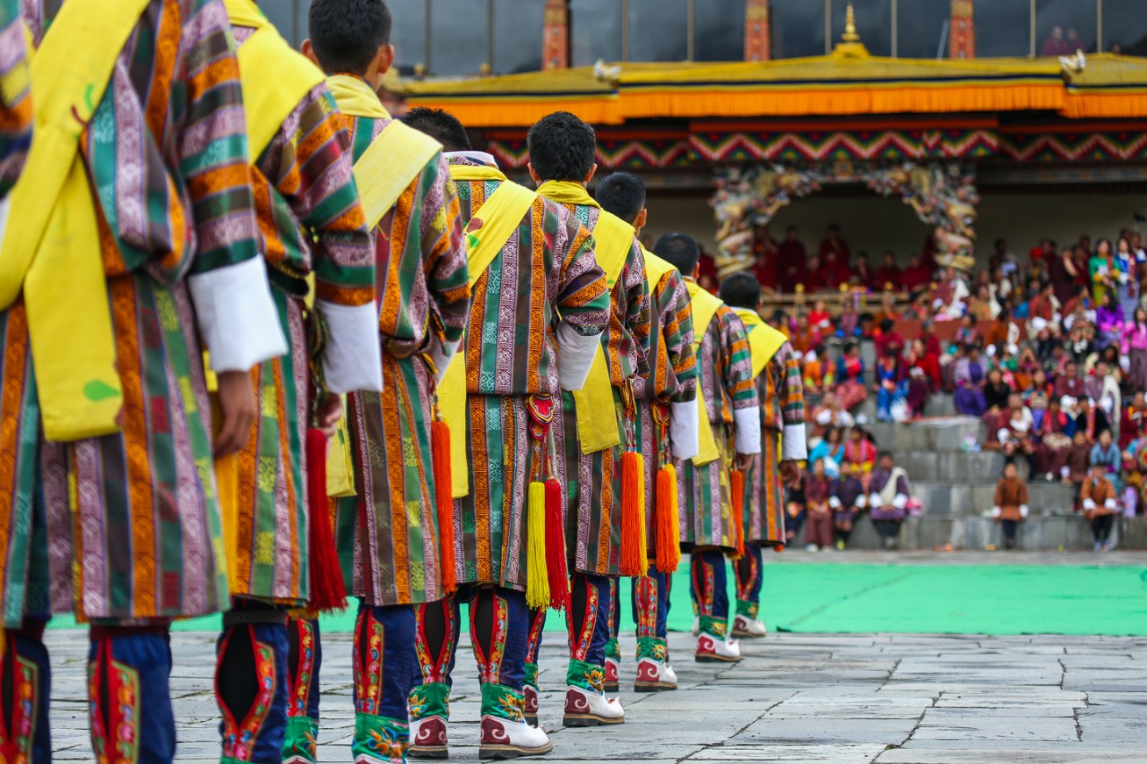 Festival in Thimphu Dzong